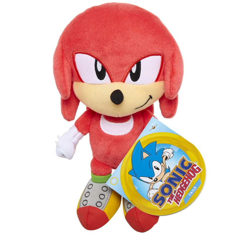 Sonic the Hedgehog Plush 7"" Knuckles Figure - Image 1